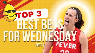 Best Bets For Wednesday In The WNBA amp MLB Sept 4 [upl. by Millburn36]