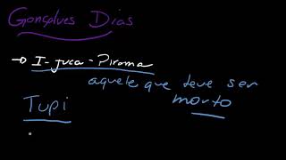 Poesia Romântica Gonçalves Dias e o indianismo  Português  HORA DO ENEM [upl. by Petey]