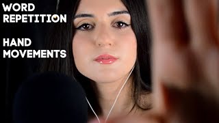 ASMR Word Repetition Hand Movements  Whispering In Turkish [upl. by Pallaton]