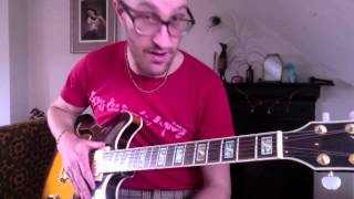 Quick demo review of Ibanez AS103 Artcore [upl. by Sarita289]