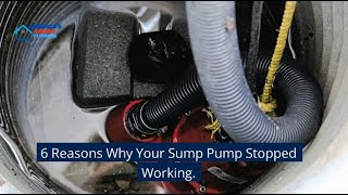 6 Reasons Why Your Sump Pump Stopped Working [upl. by Nimzay917]