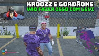 KROOZZ FICOU SABENDO QUE LEVI FEZ ISSO COM A ERA E VAI SE JUNTAR COM GORDÃONS PRA FAZER ISSO [upl. by Atalie]