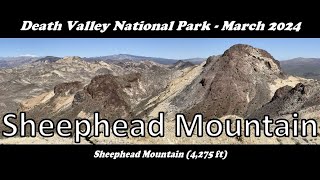 Sheephead Mountain  Death Valley NP 2024March  DoubleTap [upl. by Male]