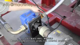 Operation Guide For Polyurethane PU Low Pressure Foam Injection Machine [upl. by Ricki]