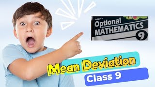 Class 9 l Optional Math l Statistics l Mean Deviation from mean and median [upl. by Nuhsed]