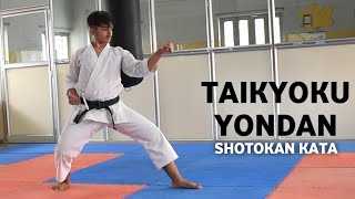 Taikyoku Yondan  Shotokan KihonBasic Kata  Coach Mahesh Jalu [upl. by Nnel]