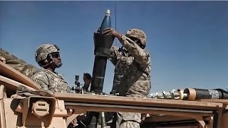 M106A3 Mortar Carrier amp Crew In Action [upl. by Ordnagela516]