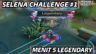 Selena Challenge 1  Solo Ranked Mythical Glory  Mobile Legends [upl. by Alasdair]