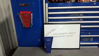 WORKPRO magnetic wrench organizer trays [upl. by Lebiralc152]