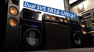 Dual SVS SB16Ultra  Subwoofer Demo  724 Dolby Atmos  DTSX  Klipsch amp SVS Home Theater Room [upl. by Patricia]