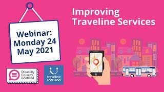 Webinar Improving Traveline Services [upl. by Qooraf]