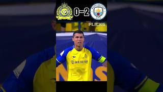 CR7 Comeback Al Nassr vs Manchester City Highlights Imaginary youtube football shorts [upl. by Noyar]