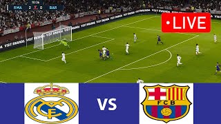 🔴Real Madrid VS Barcelona LIVE FOOTBALL MATCH TODAY I Real Madrid Football Live I Pes 21 Game [upl. by Jb]