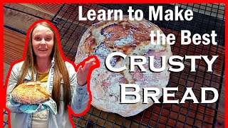 Easy Homemade Crusty Bread and Homemade Vanilla Extract  Heartway Farms [upl. by Davies]