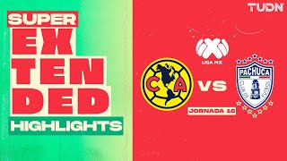 SUPER EXTENDED HIGHLIGHTS  América vs Pachuca  Liga Mx AP2024  J16  TUDN [upl. by Nylidam100]