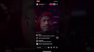 Lil Tracy stops ig live after being asked sus question [upl. by Donovan]