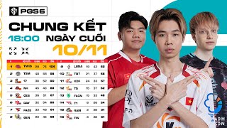 🏆 PGS 6 Chung Kết  Ngày Cuối 🇻🇳 CES 🇻🇳 TDT TWIS 🇰🇷 T1 🇰🇷 GEN FAZE TSM 🇨🇳 17 🇹🇭 T5 [upl. by Nylinnej]