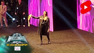 Rhea Ripley Entrance  WWE WrestleMania XL Kickoff Las Vegas NV at TMobile Arena [upl. by Aisereht]