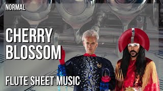 Flute Sheet Music How to play Cherry Blossom by Empire Of The Sun [upl. by Neu]