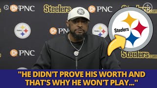 URGENT MIKE TOMLIN SURPRISES EVERYONE AFTER CONTROVERSIAL DECISION STEELERS NEWS [upl. by Jardena]