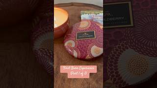 First Burn Experience Part 12 NEW Voluspa Foraged Wildberry candlereview voluspa [upl. by Sonnnie]