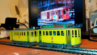 Rivarossi HO tram in scale 180 not 187 1 [upl. by Civ]