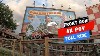 Barnstormer Disney World  4K Roller Coaster POV  Disney World  Magic Kingdom Rides [upl. by Irmgard]