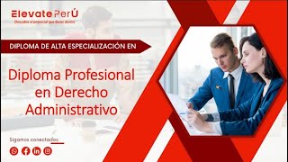 MÓDULO I  DIPLOMA PROFESIONAL EN DERECHO ADMINISTRATIVO [upl. by Ahsiad972]