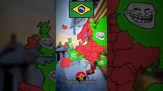 Brasil Rank Militar VS IDH mapper geography maps history map shorts mapping [upl. by Norre]