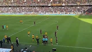 Late VAR drama at Molineux as John Stones Last Minute Goal Is Awarded vs Manchester City [upl. by Veljkov]