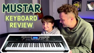 Best Keyboard for Beginners Mustar 61 Key Review [upl. by Haines]