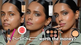 Unsponsored review of MAC  Full face of MAC Cosmetics  Is it worth the 💸 [upl. by Ardnuahs]