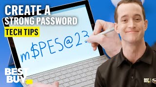 How To Create Strong and Memorable Passwords  Tech Tips from Best Buy [upl. by Prunella173]