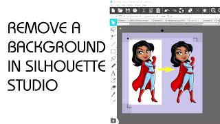 Easy Method To Crop Image amp Remove Background In Silhouette Studio [upl. by Boynton]