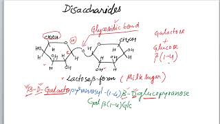 Carbohydrate 66 Part V Disaccharides [upl. by Ariay757]