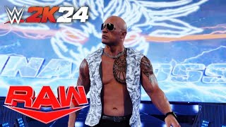 The Rock Final Boss Theme Song amp Titantron Entrance WWE 2K24 [upl. by Nylasoj]