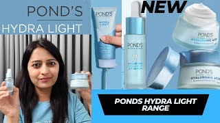 NEW Ponds Hydra Light Hyaluronic Acid Facewash Serum amp Night Cream  By HealthAndBeautyStation [upl. by Esenaj]