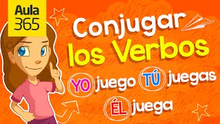 ¿Cómo se Conjugan los Verbos  Videos Educativos Aula365 [upl. by Yrelav]