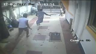 CCTV footage Hasini murder accused Daswant escapes [upl. by Znarf]