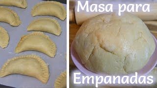 Masa Para Empanadas Saladas  Mi Cocina Rápida [upl. by Einnob]