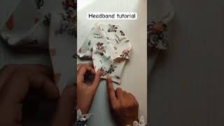 How to make a headband [upl. by Aynik]