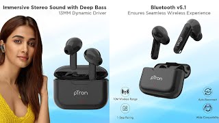 pTron Bassbuds Duo Bluetooth 51 Wireless Earbuds [upl. by Mit789]