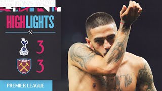 Tottenham Hotspur 33 West Ham  Lanzini Stunner Shocks Spurs 🚀  Premier League Highlights [upl. by Nauwtna]