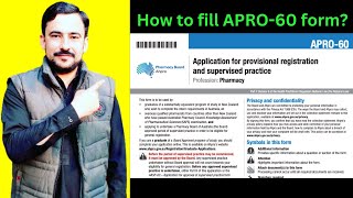 How to apply for AHPRA registration  How to fill APRO60 form  What after KAPS  KAPS Exam [upl. by Brindle757]