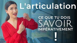 L’ ARTICULATION tout ce que vous DEVEZ SAVOIR pour RÉUSSIR [upl. by Iatnahs364]