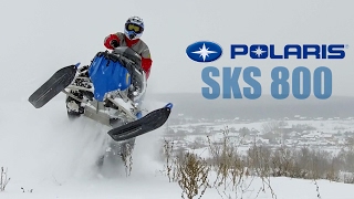 ТЕСТ ДРАЙВ ГОРНОГО СНЕГОХОДА POLARIS SKS 800 [upl. by Anselmi622]