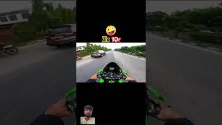 Ninja bike ZX 10r speed 200youtubeshorts [upl. by Ahsitauq103]