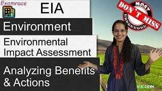 Environmental Impact Assessment  Analyzing Benefits and Actions Examrace [upl. by Edlyn497]