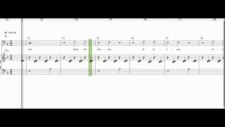 Orff Carmina Burana O fortuna  Bass [upl. by Pittman290]