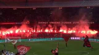 1FC Nürnberg  VfB Stuttgart 20  Pyrointro Nordkurve Nürnberg  260314 [upl. by Mellins]